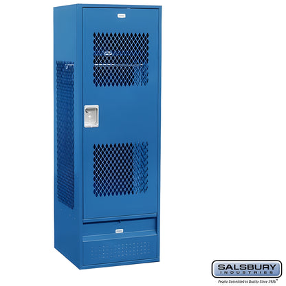 Salsbury 24" Wide Vented Gear Metal Locker - 72024BL-A