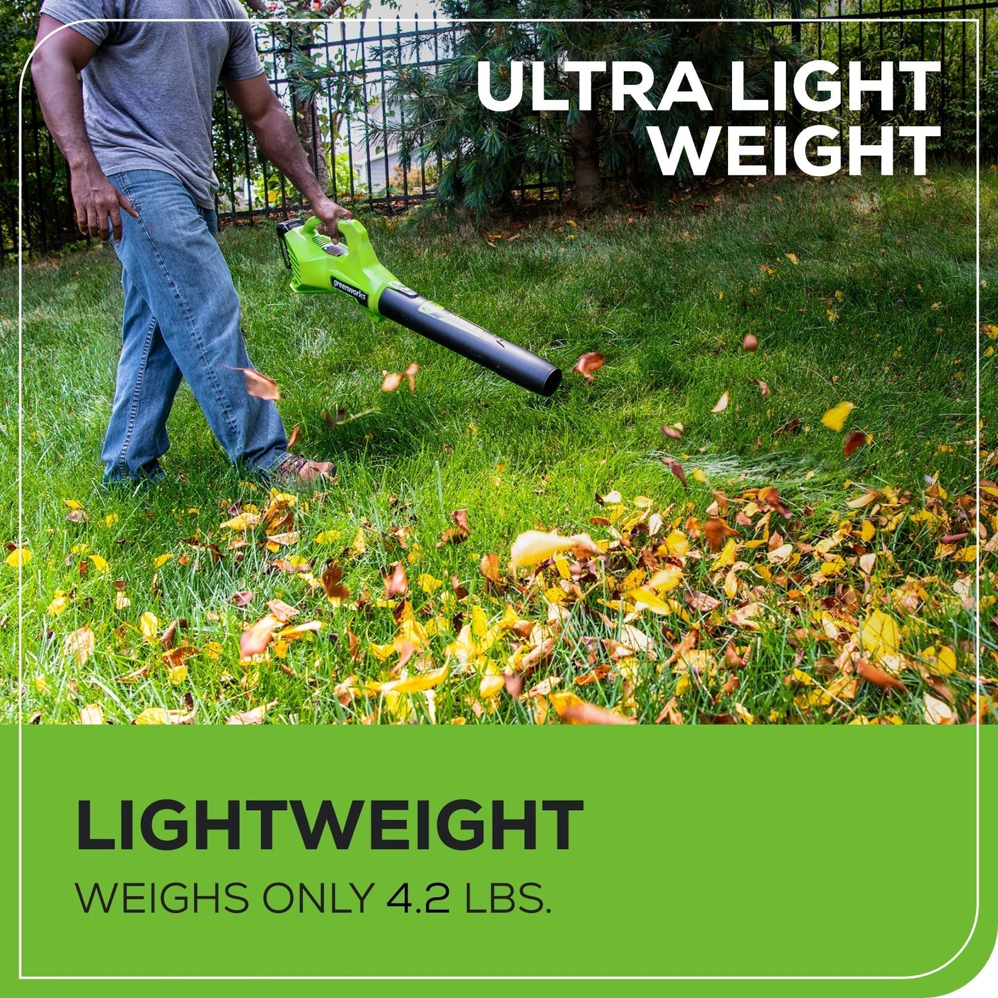 Greenworks 48V 20" Cordless Push Mower 3PC Combo Kit, (2) 4.0Ah, (1) 2.0Ah Battery, Rapid Charger - 1366302