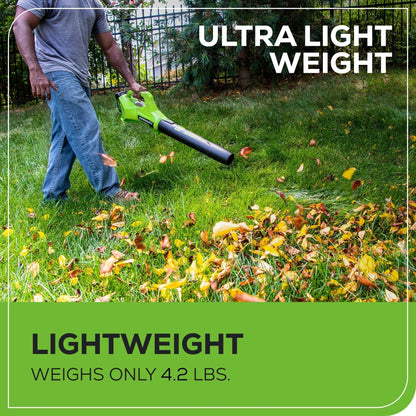 Greenworks 48V 20" Cordless Push Mower 3PC Combo Kit, (2) 4.0Ah, (1) 2.0Ah Battery, Rapid Charger - 1366302