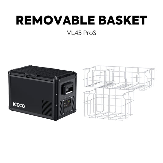 ICECO47.5QT VL45ProS Portable Single Zone Fridge With Magnetic Power BankVL45PROS+Magnetic Power Bank