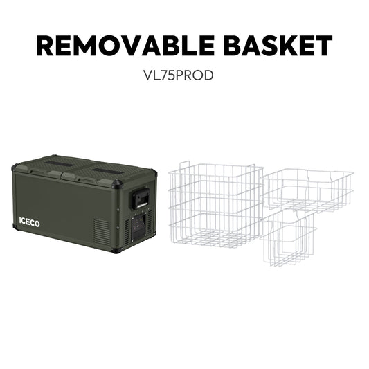 ICECO79.2QT VL75ProD Olive 12V Heavy Duty Metal Fridge Freezer - VL75ProD-Olive