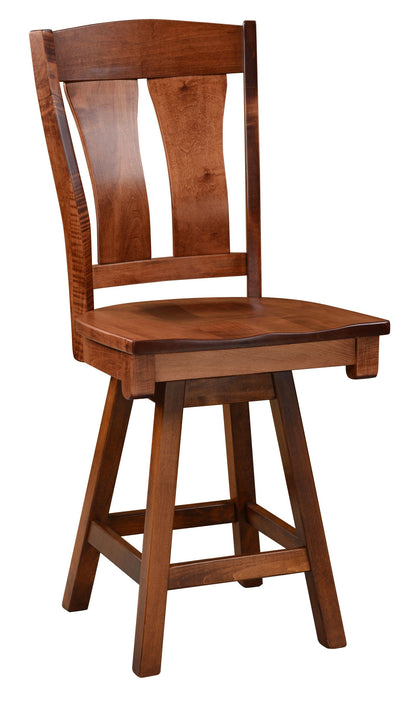 QW Amish Omaha Swivel Bar Chair - 234G-2504