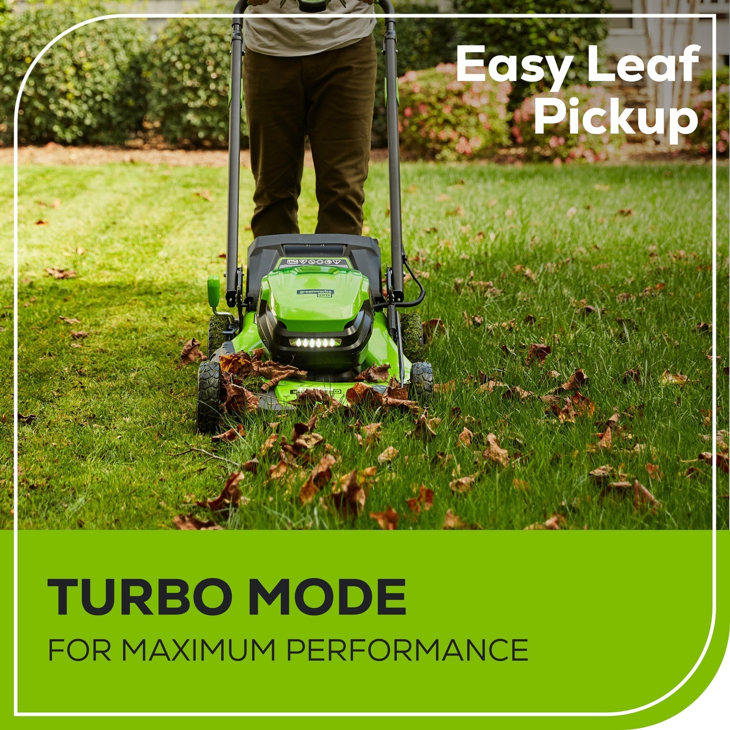 Greenworks 80V 21" Cordless Battery 4-in-1 Self-Propelled Lawn Mower w/ 4.0Ah, 2.0Ah Battery & Rapid Charger - 2544502