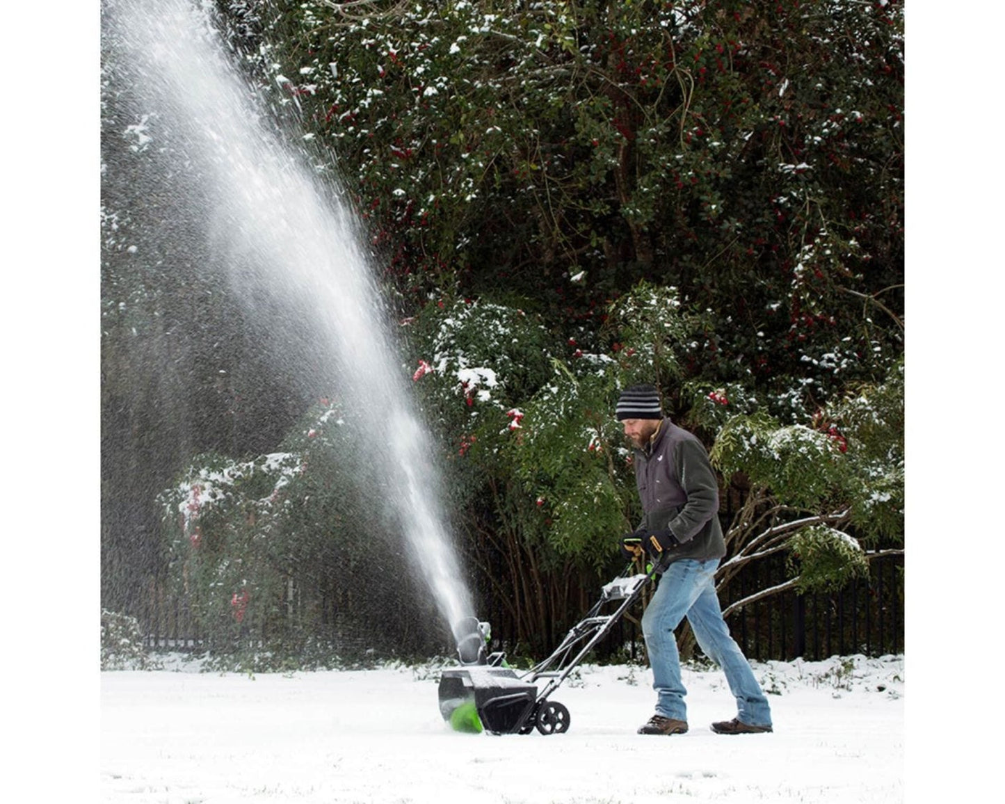 Greenworks 80V 20" Cordless Battery Single-Stage Snow Blower w/ 2.0Ah Battery & Charger - 2600402