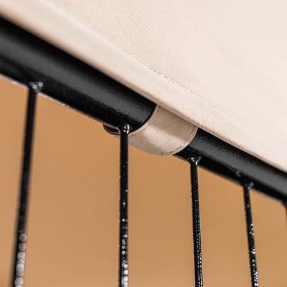 Lucky Dog STAY Series 8 x 8 x 6 Foot Roofed Steel Frame Executive Dog Kennel - 268969