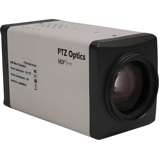 PTZOptics PT20X-NDI-ZCAM-BK 20x ZCAM Broadcast & Conference Camera (Gray) - PT20XNDIZCAMBK