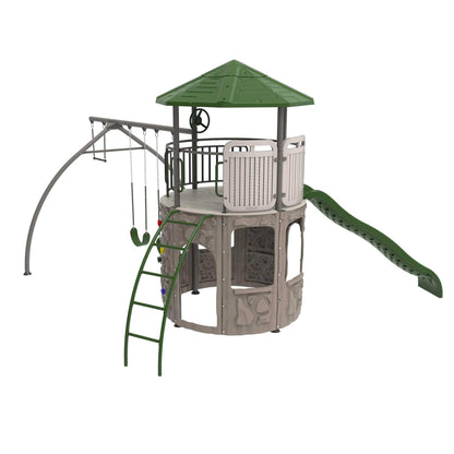 Lifetime Adventure Tower (Green And Tan) - 290633 - Backyard Provider