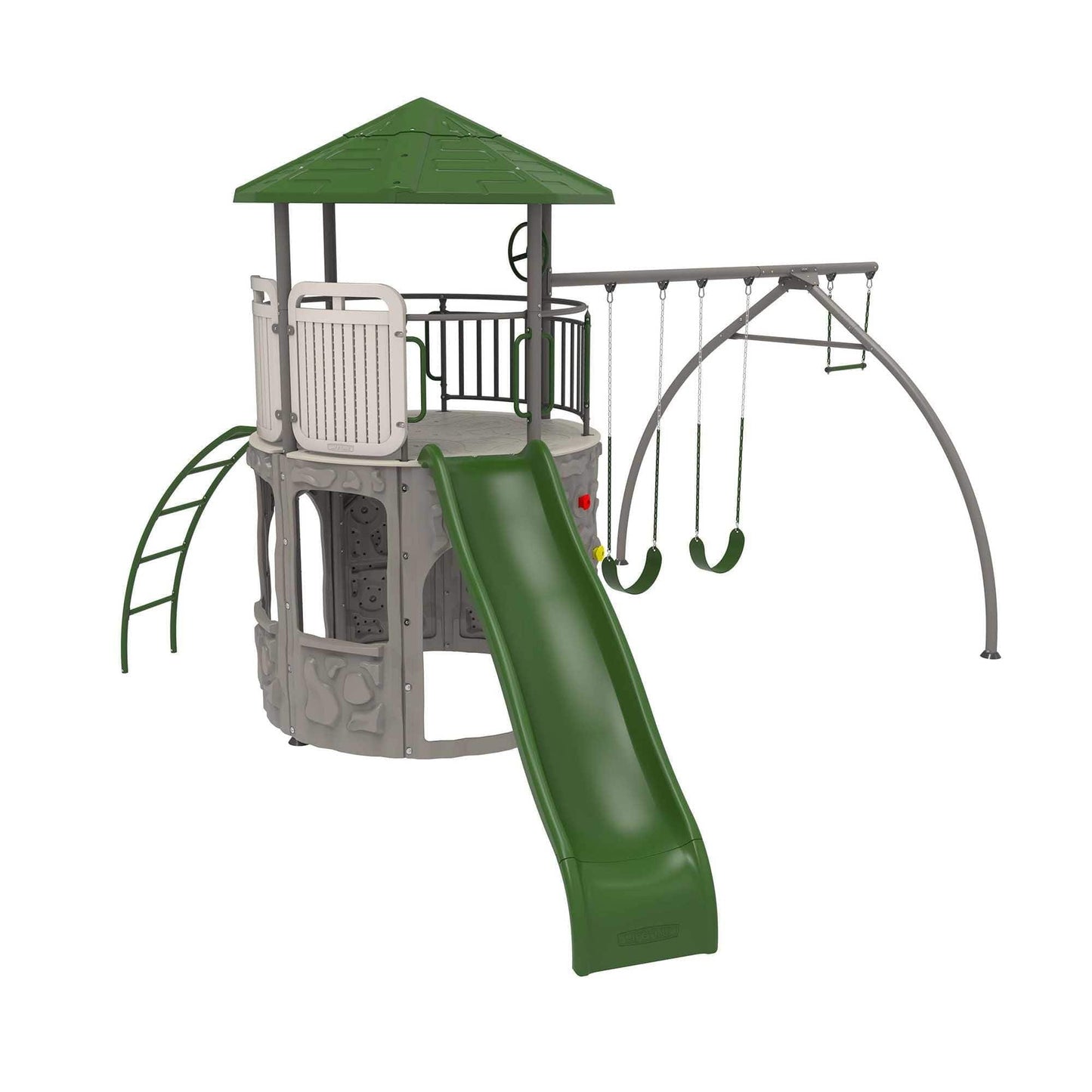 Lifetime Adventure Tower (Green And Tan) - 290633 - Backyard Provider