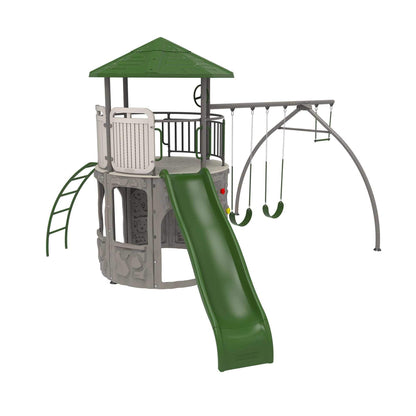 Lifetime Adventure Tower (Green And Tan) - 290633 - Backyard Provider