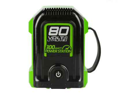 Greenworks 80V Cordless Battery 300 Watt Power Inverter w/ 2Ah Battery and Charger - 1810702-VK