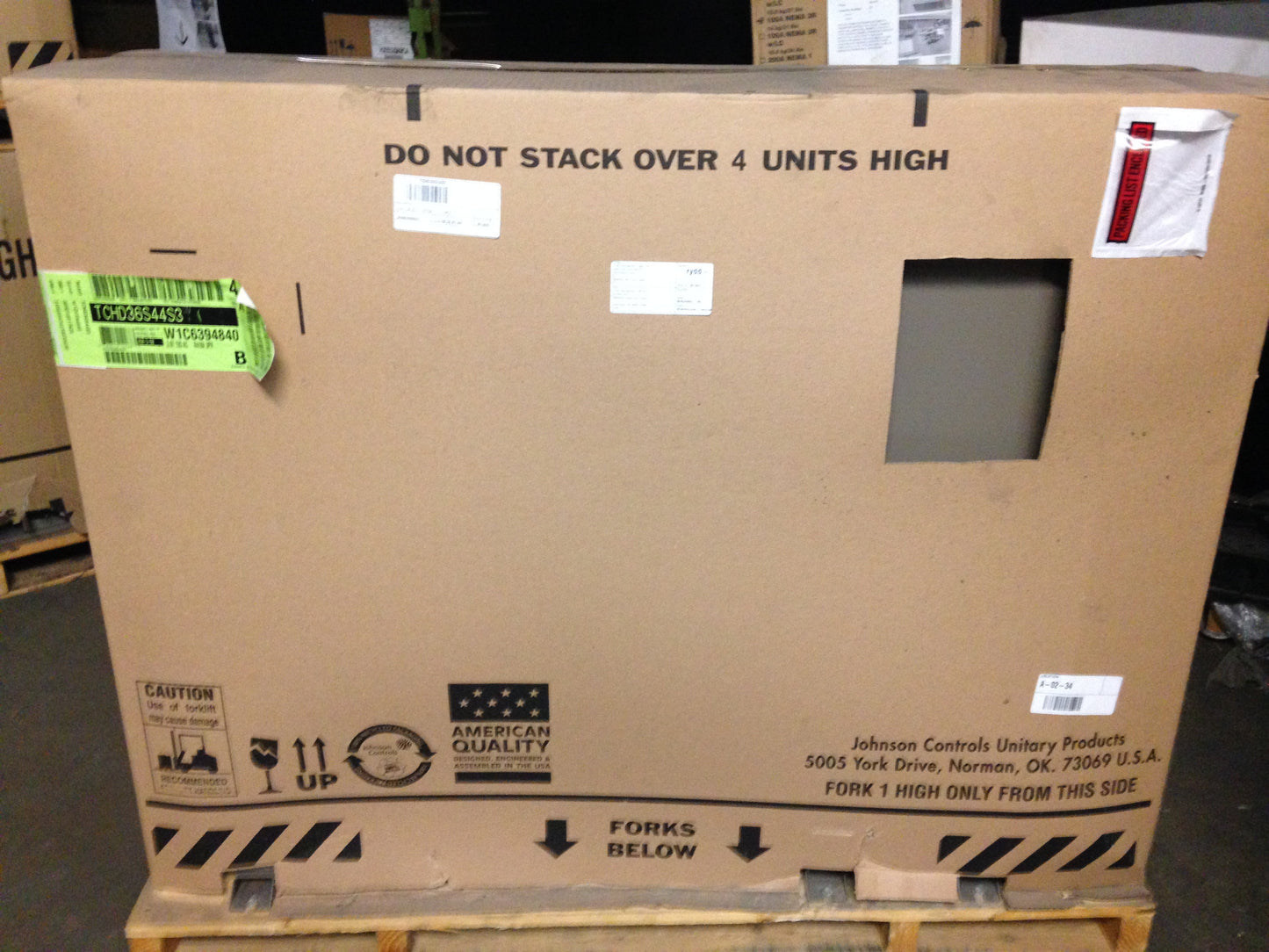 York International 3 Ton Horizontal Discharge Split-System Air Conditioner, 13 Seer 460/60/3 R-410A - TCHD36S44S3A