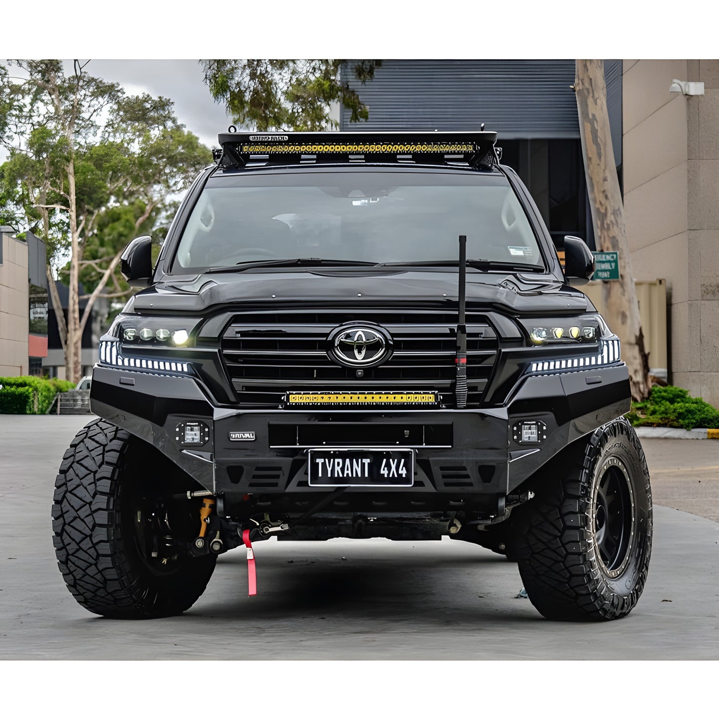 Rival Land Cruiser Front Bumper Aluminum For 2015-2021 Toyota Land Cruiser 200 Series - 2D.5719.1-NL-JPKR
