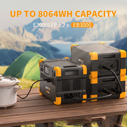 PECRON EB3000-24V  Expansion Battery 3072Wh for E2000LFP ONLY - EB3000-24V