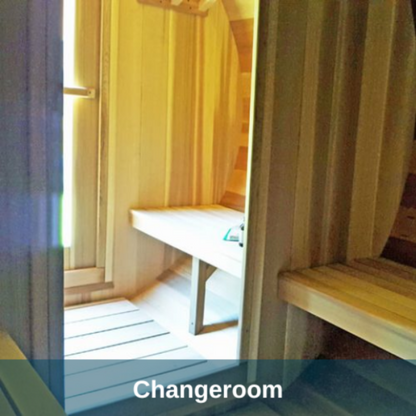 Dundalk LeisureCraft Clear Red Cedar Barrel Sauna - DLCRCBS-666KW