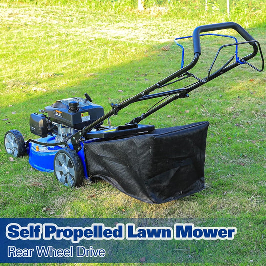BILT HARD 21" Self Propelled Lawn Mower with 201cc Engine - TMA-0562