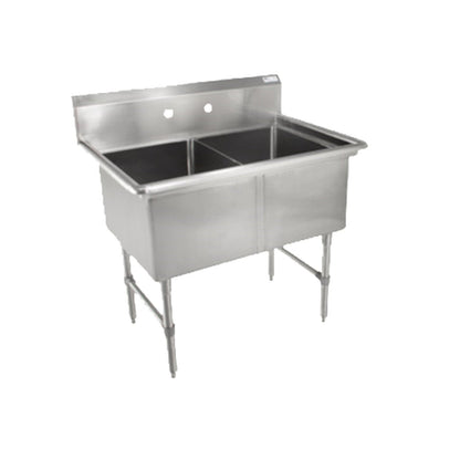 John Boos 2B16204 Two Compartment "B" Series Sink