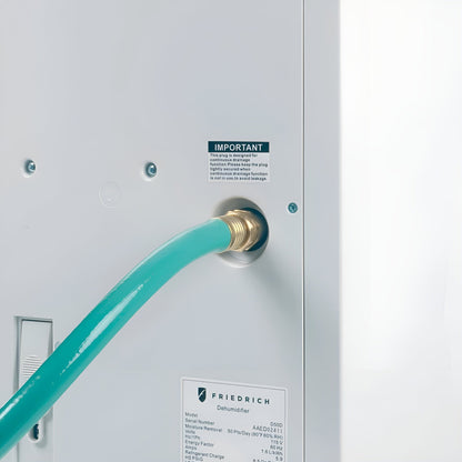 Friedrich 50 Pint Capacity Energy Star Certified Dehumidifier with 15-Inch Built-In Drain Pump -  D50B1B