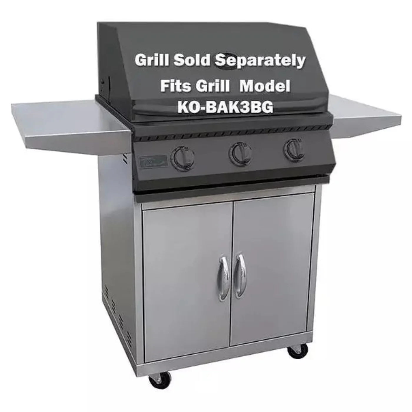 Kokomo Burner Grill Cart - KO-BAK3BG-C - KO-BAK3BG-C