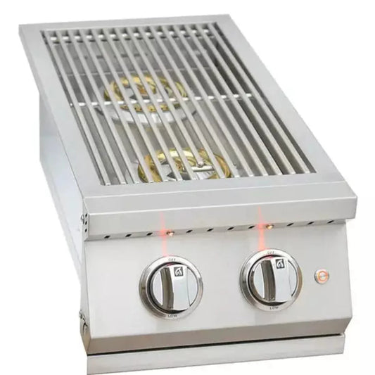 Kokomo Grills Professional Double Side Burner with removable cover - KO-BAK2BG-PRO