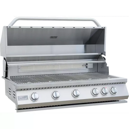 Kokomo 40” Professional Built in Gas Grill (5 Burner/Back Burner) - KO-BAK5BG-PRO