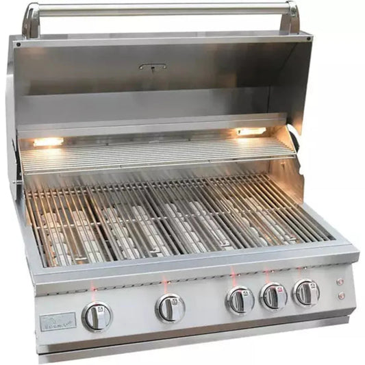 Kokomo 32” Professional Built in Gas Grill (4 Burner/Back Burner) - KO-BAK4BG-PRO