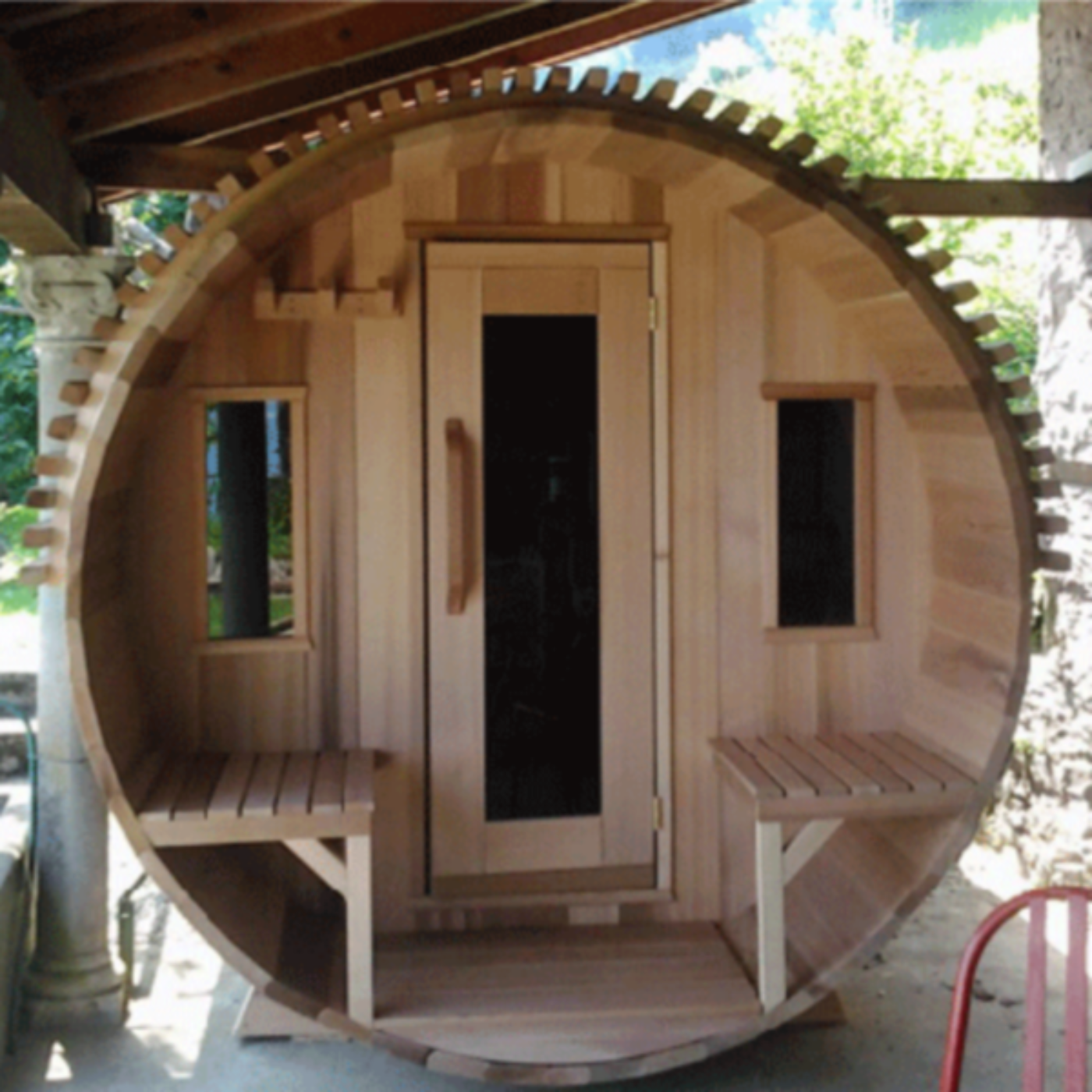 Dundalk LeisureCraft Window for Barrel and Panoramic View Sauna - W2
