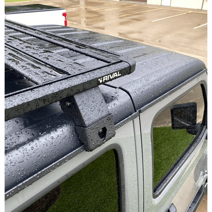 Rival 4x4 Jeep 4-Door Wrangler JL and Gladiator JT No-Drill Aluminum Roof Rack - 2M.2701.1