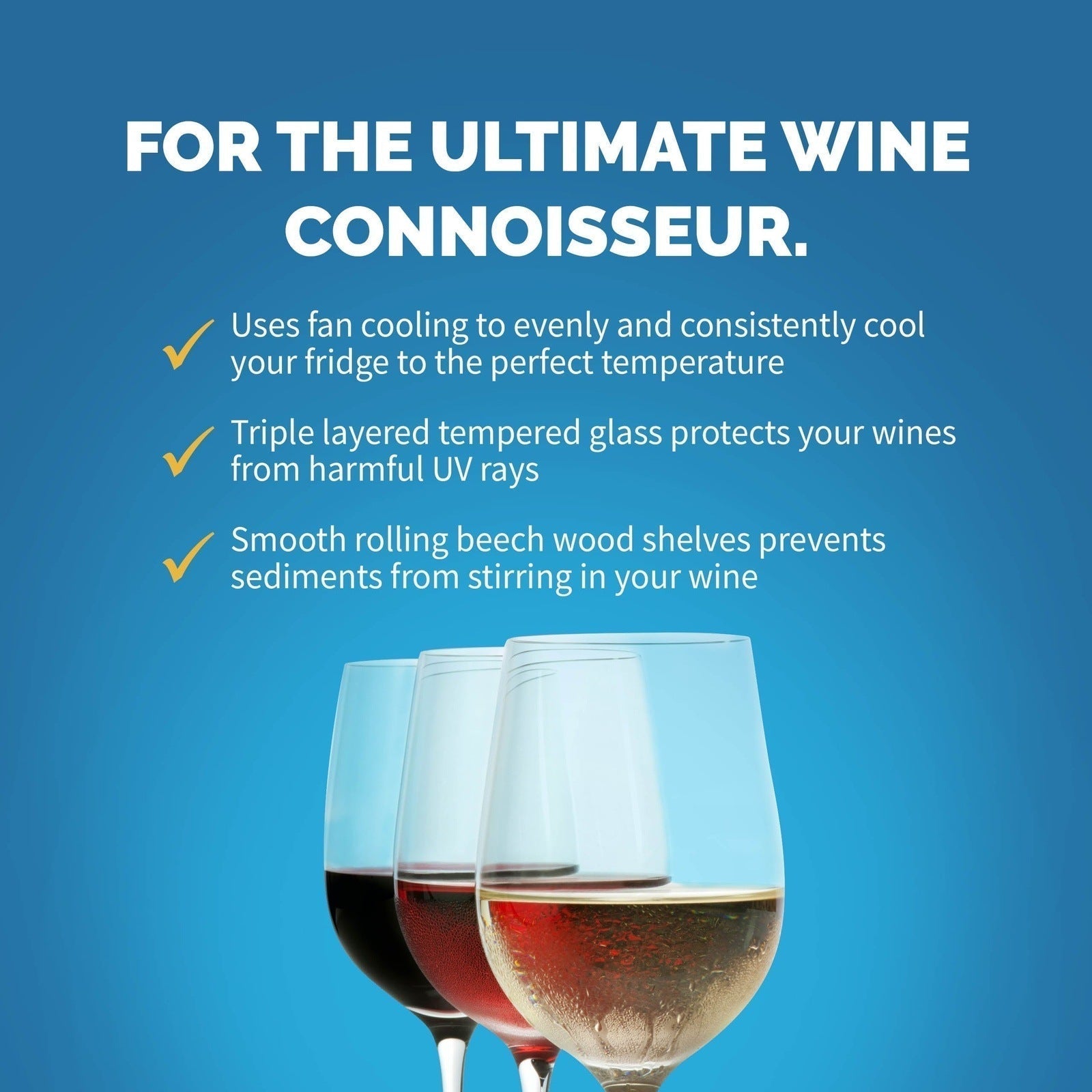 Newair - 27” 116-Bottle Dual-Zone Built-in Stainless Steel Wine Cooler AWR-1160DB