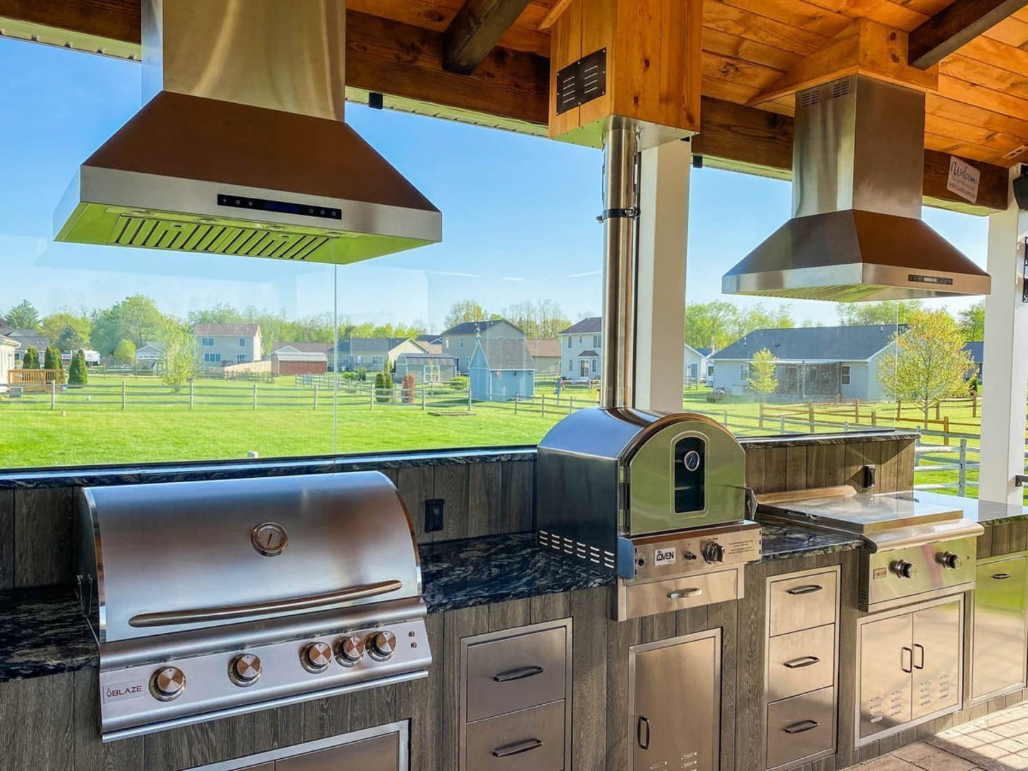 Proline Island Range Hood, Ducted, 900/1800 CFM, Stainless Steel Finish Proline - PROSI