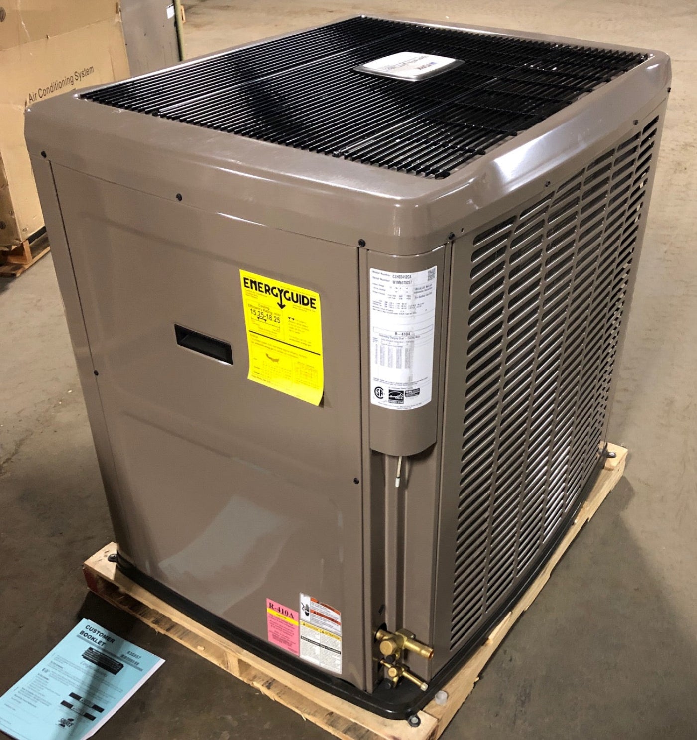 York International 2 Ton "Affinity" Series Two-Stage Split-System Air Conditioner/W ECM Fan Motor, 18 SEER 208-230/60/1 - CZH02412CA