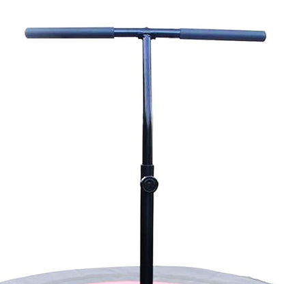 LEAPS & REBOUNDS 48" Adjustable Stability Bar with 48" Fitness Trampoline, Red - 318056