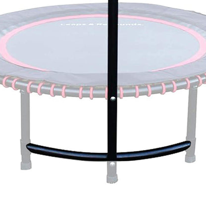 LEAPS & REBOUNDS 48" Adjustable Stability Bar with 48" Fitness Trampoline, Red - 318056