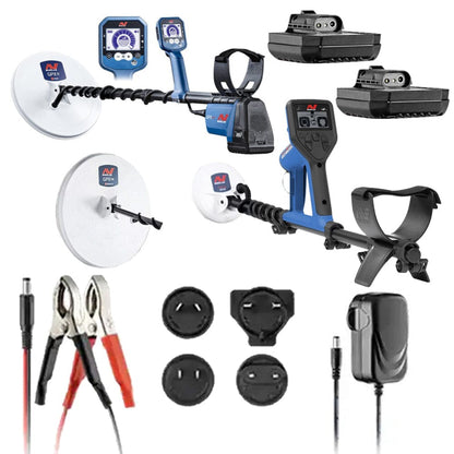 Minelab GPX 6000 Metal Detector with 11", 14", and 17" Coils, Additional Ion battery and Gold Monster 1000 - 3300-0500-PM22-GM1000