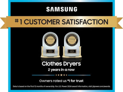 Samsung DVG52A5500W 7.4 CF SMART GAS DRYER W STEAM SANITIZE+ - DVG52A5500W-KT