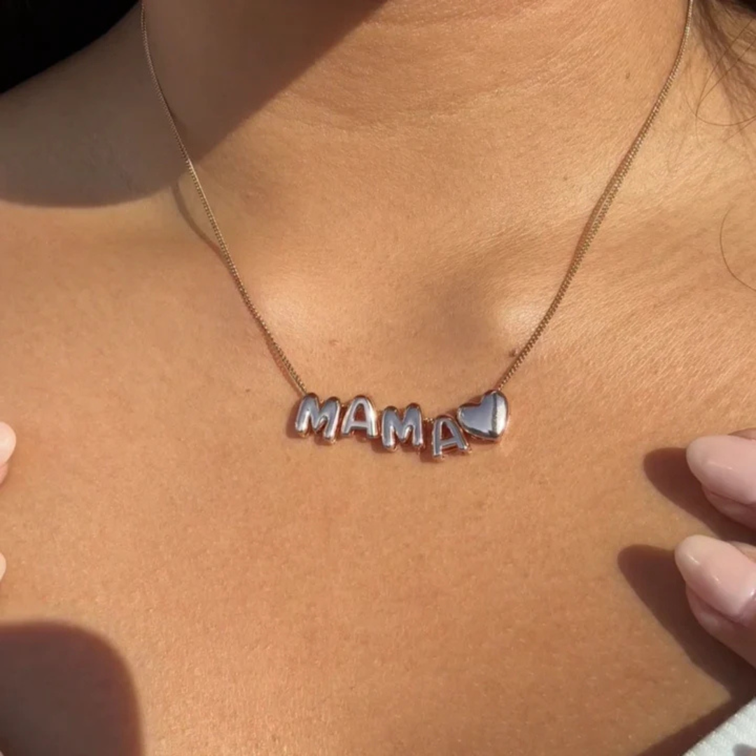 Initial Bubble Necklace