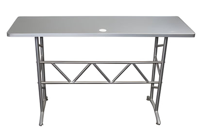 Odyssey ATT Pro DJ Aluminum Truss Table Turntable Stand, 200 Pound Capacity - 36365