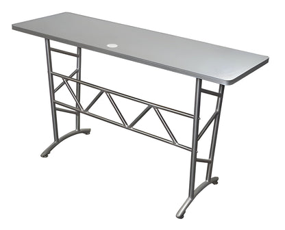 Odyssey ATT Pro DJ Aluminum Truss Table Turntable Stand, 200 Pound Capacity - 36365