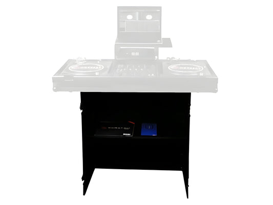 Odyssey Flight Zone 33 x 36 Deluxe Black Foldout DJ Stand for Coffins (Used) - 403297