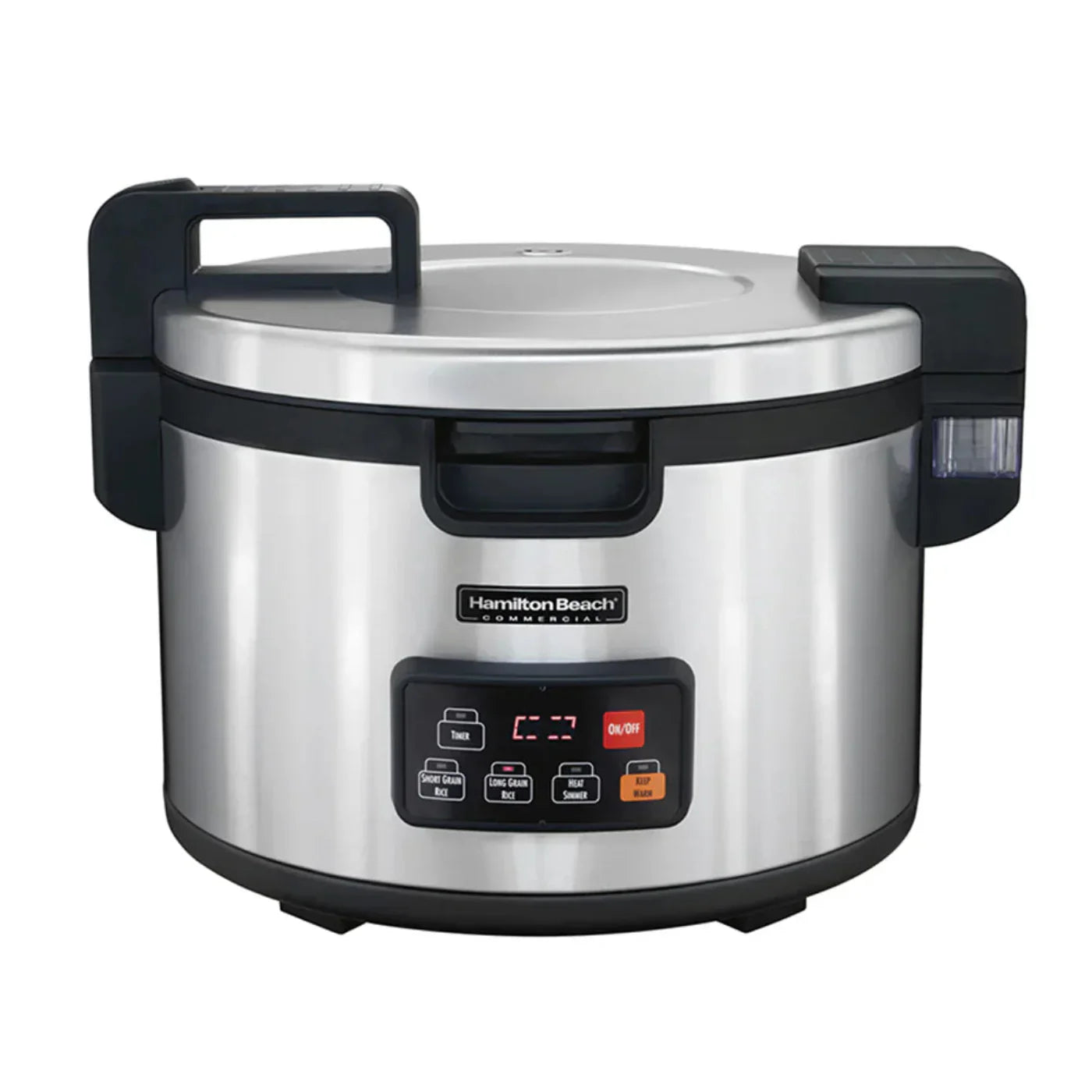 Hamilton Beach 37590 Stainless Steel 90-Cup Rice Cooker, 240V - 37590