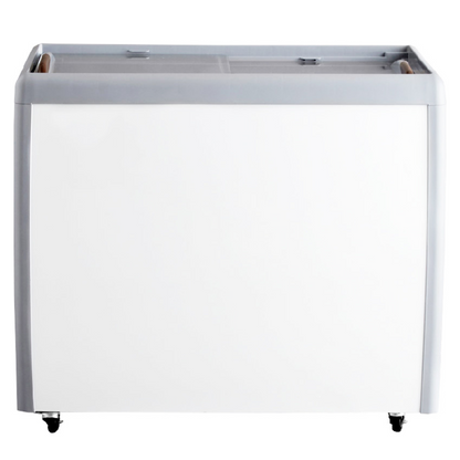 Chef AAA - FR-CN-0260-R, Commercial 39" Glass Door Frozen Food or Ice Cream Chest Freezer Display 9.5cu.ft. - FR-CN-0260-R