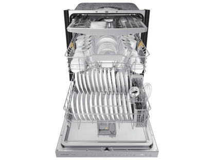 SAMSUNG Bespoke AutoRelease Smart 46dBA Dishwasher with StormWash(TM) in White Glass - DW80CB545012-KT