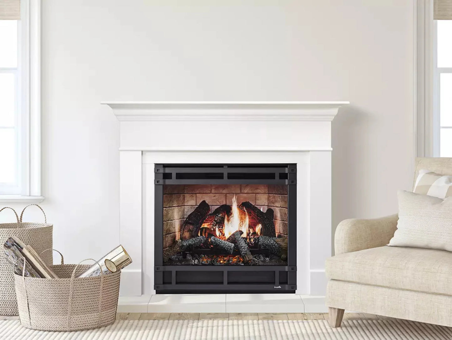 SimpliFire Inception 36" Traditional Electric Fireplace - SF-INC36