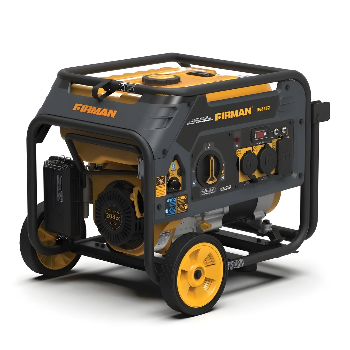 Firman H03652 Portable Generator 3650/4550 Watt 30 Amp 120V Dual Fuel Recoil Start New H03652