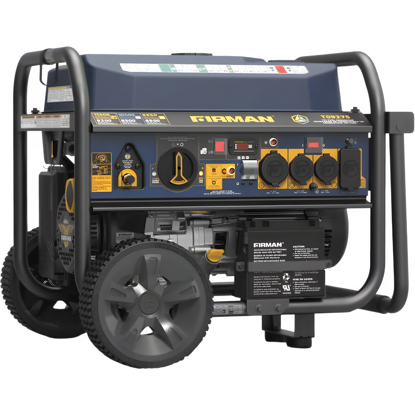 Firman Tri-Fuel Generator 9200W/11400W 120V/240V 50 Amp Electric Start With CO Alert New - T09275
