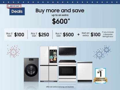 SAMSUNG DW80CG5450SR AutoRelease Smart 46dBA Dishwasher with StormWash(TM) in Stainless Steel - DW80CG5450SR-KT