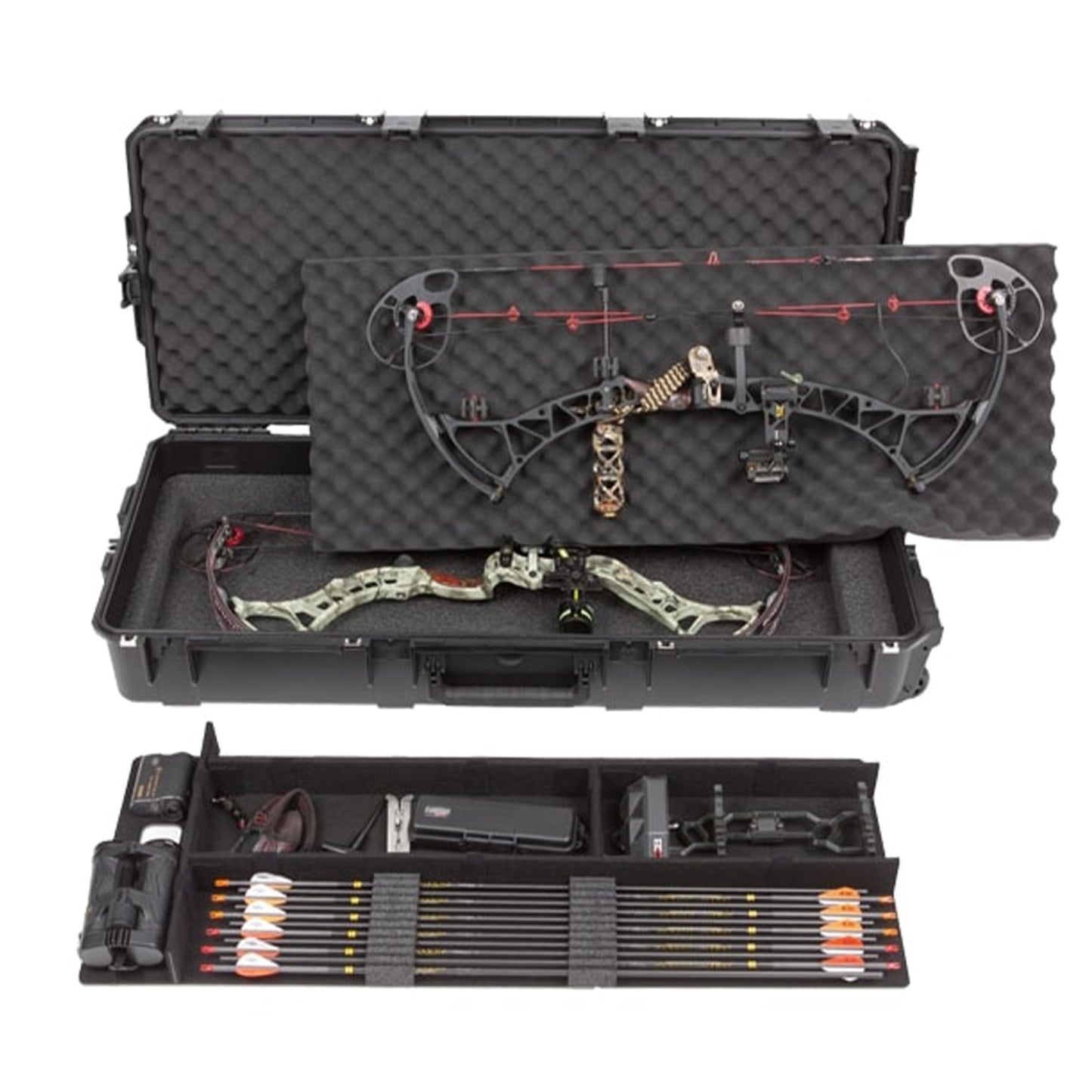 SKB Cases iSeries 3I-4217-USD Small Ultimate Waterproof Double Bow Case, Black - 259143