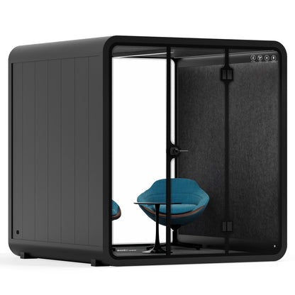 Sound box Meeting Booth Quell - 6 Person - XL-S115-DRK-GREY-ST-06-SY-05