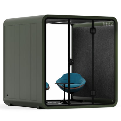 Sound box Meeting Booth Quell - 6 Person - XL-S115-DRK-GREY-ST-06-SY-05