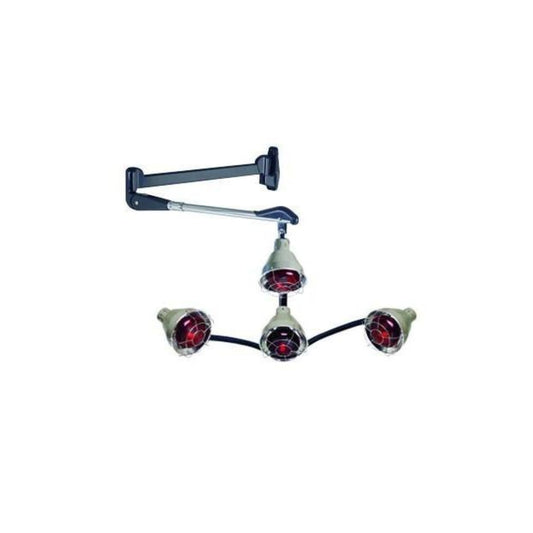 Pibbs 4 Headed Processing Lamp with Wall Arm Pibbs - PIB-QL954A