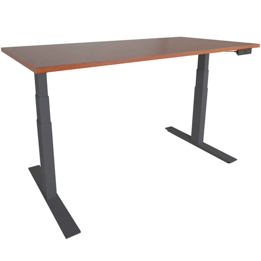 A6 Adjustable Sit To Stand Desk 24"- 50" w/ Wood 30" x 48" Top - 403054